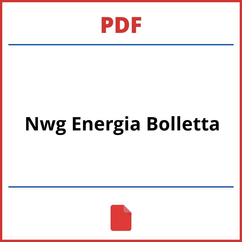 Nwg Energia Bolletta Pdf